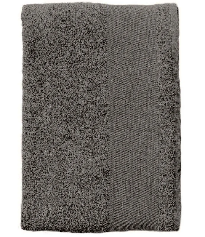 SOL'S Island 50 Hand Towel | Dark Grey