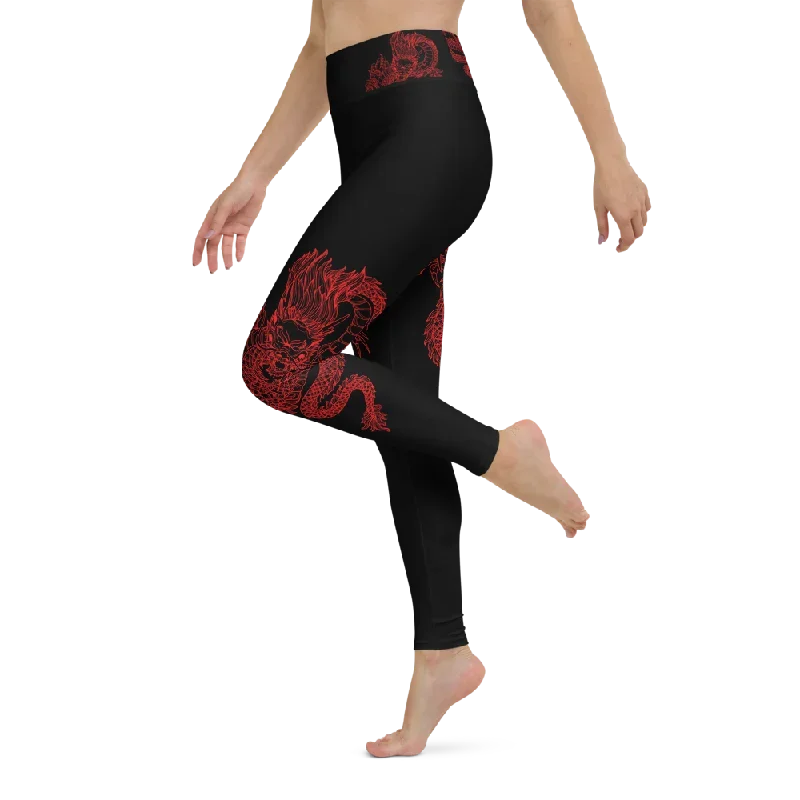 double-dragon-high-waist-womens-yoga-leggings