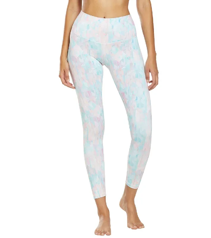 DYI Printed Signature Yoga Leggings Fragmented