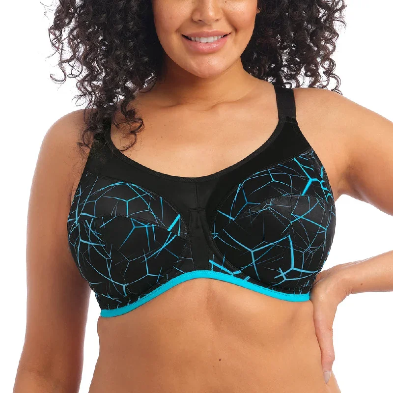 Elomi Energise Sports Bra EL8042 Blue Lightning