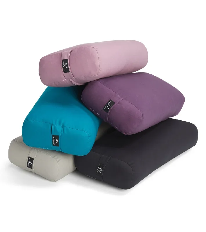 Everyday Yoga High Impact Cotton Rectangular Yoga Bolster Merlot