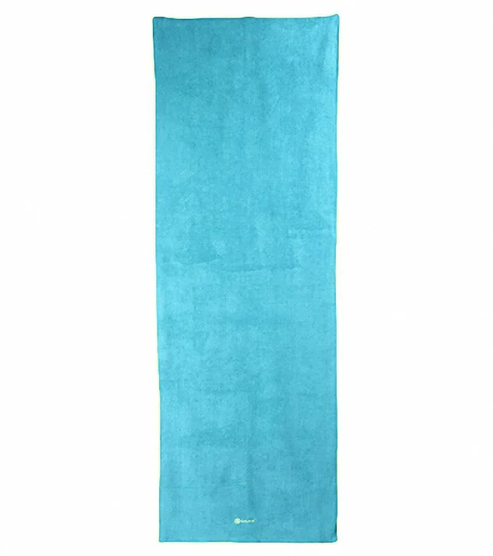 Gaiam Thirsty Yoga Mat Towel Blue Teal