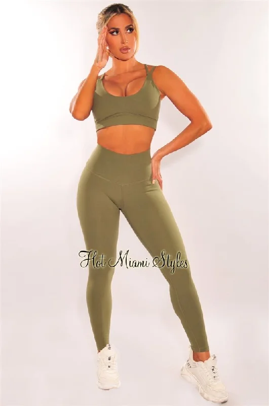 hms-fit-olive-padded-knotted-high-waist-butt-lifting-leggings-two-piece-set