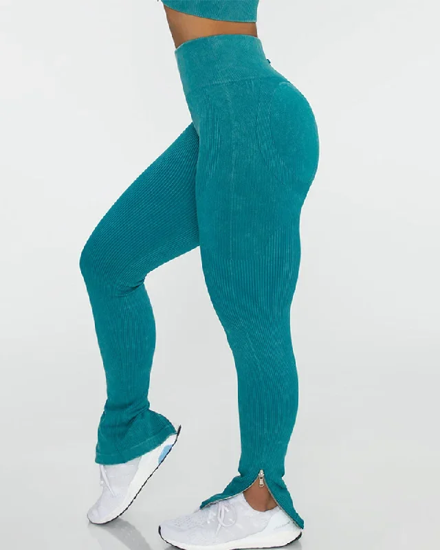 Cyan Blue Leggings