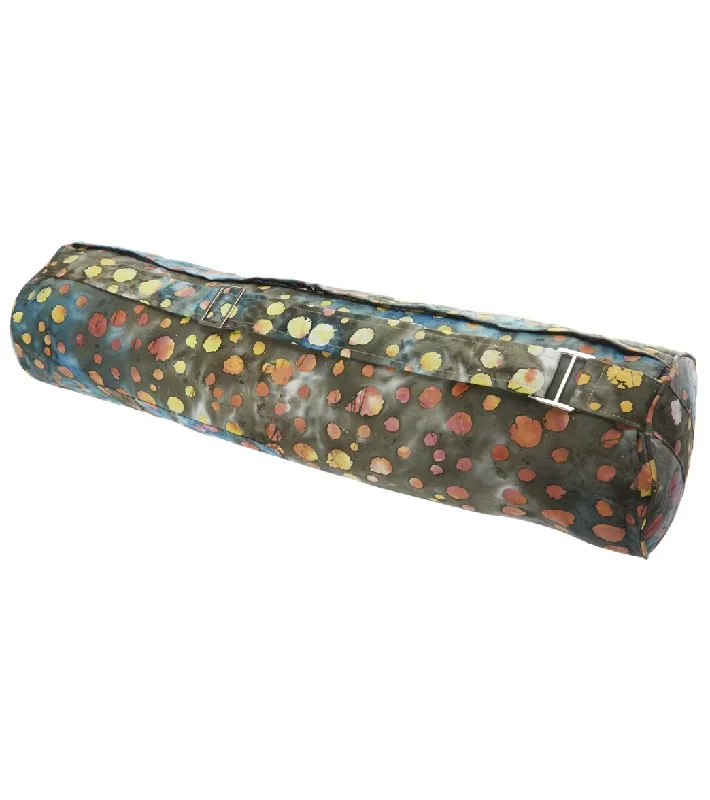 Hugger Mugger Batik Yoga Mat Bag Forest Rain