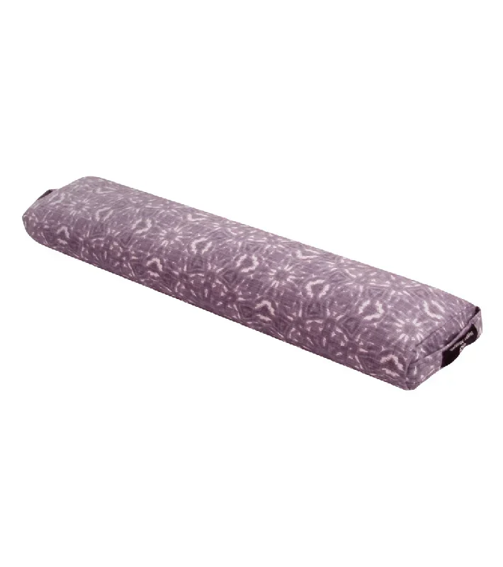 Hugger Mugger Pranayama Printed Yoga Bolster Celestial Plum