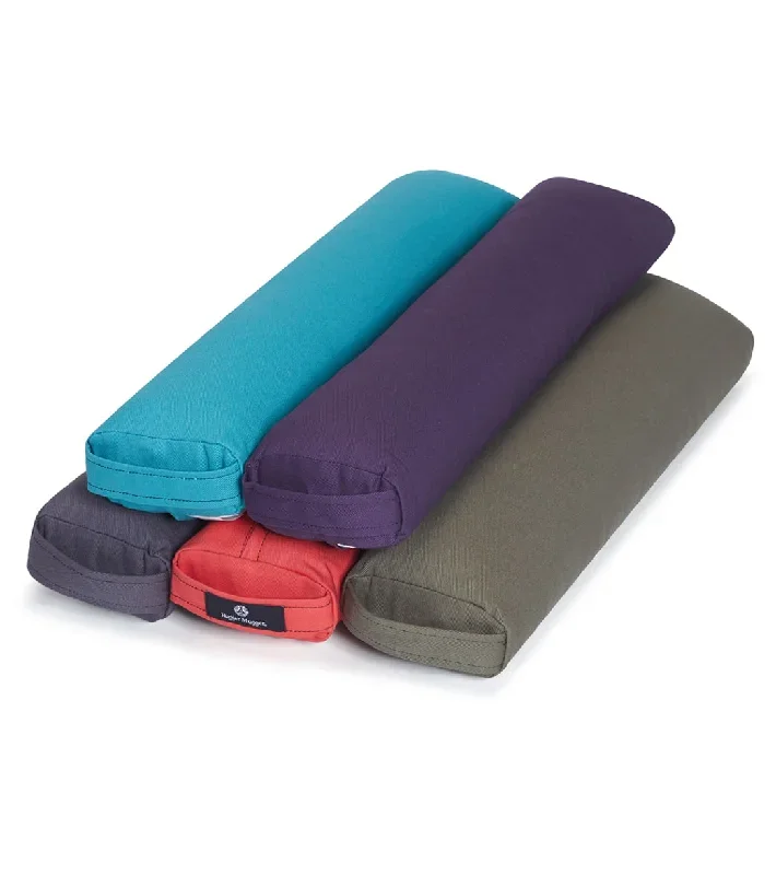 Hugger Mugger Pranayama Solid Yoga Bolster Gray