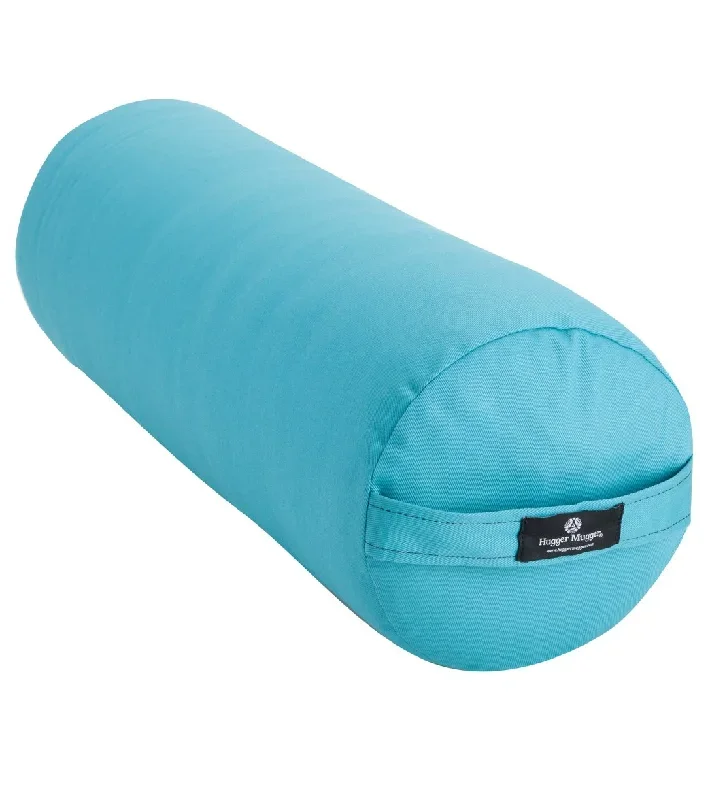 Hugger Mugger Round Solid Yoga Bolster Aqua