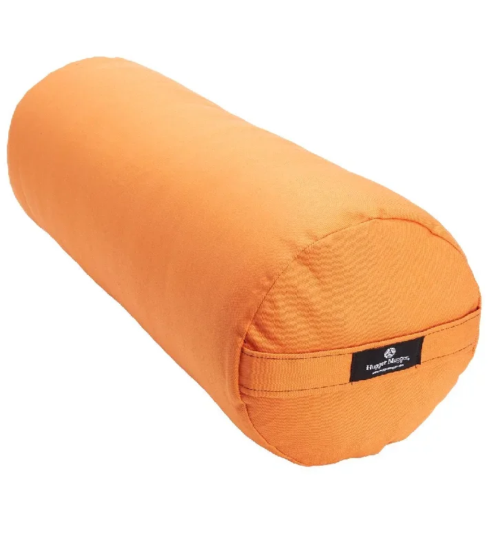 Hugger Mugger Round Solid Yoga Bolster Pumpkin