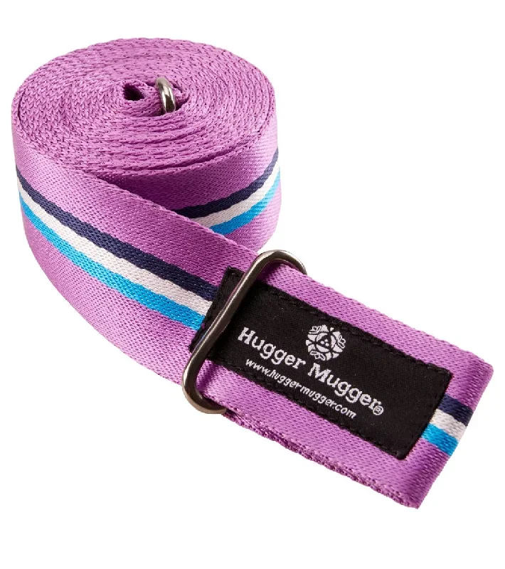 Hugger Mugger Schlepper Yoga Mat Sling Purple Stripe