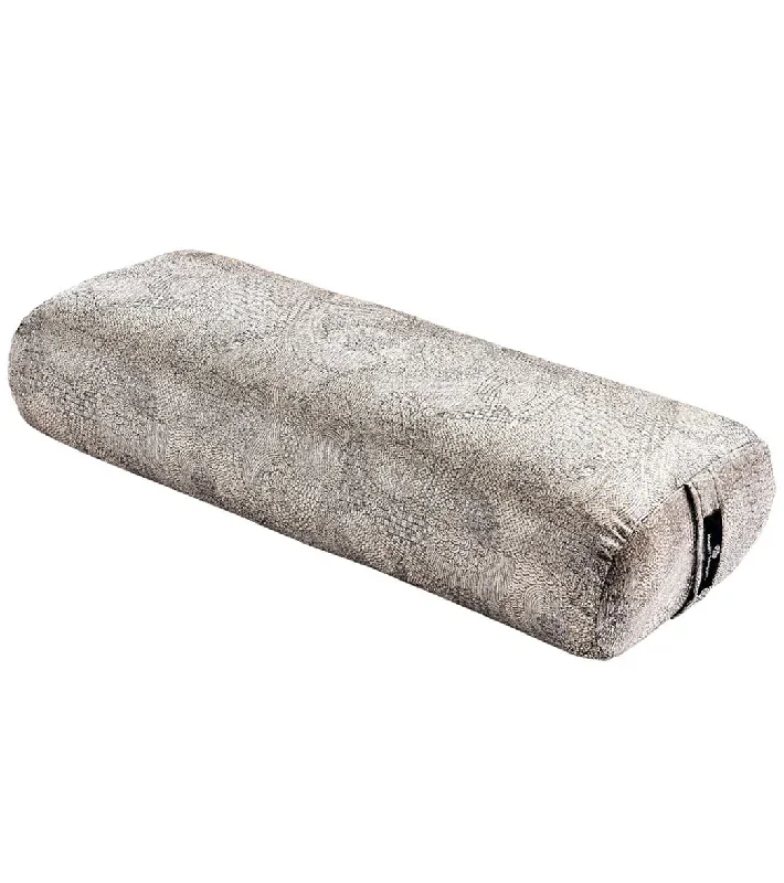 Hugger Mugger Standard Printed Yoga Bolster Champagne Shimmer