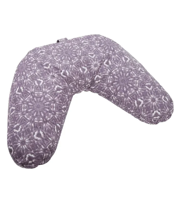 Hugger Mugger V-Shape Cushion Print Celestial Plum