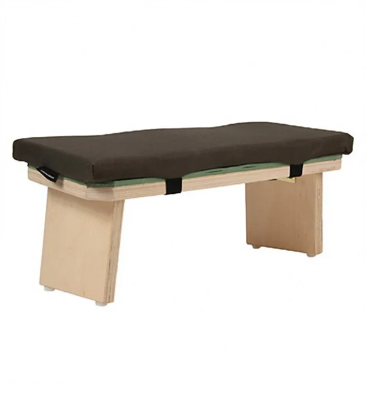 Hugger Mugger Yoga Meditation Bench Olive