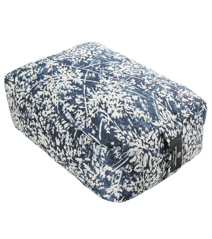 Hugger Mugger Zen Printed Yoga Meditation Cushion Midnight Flurry