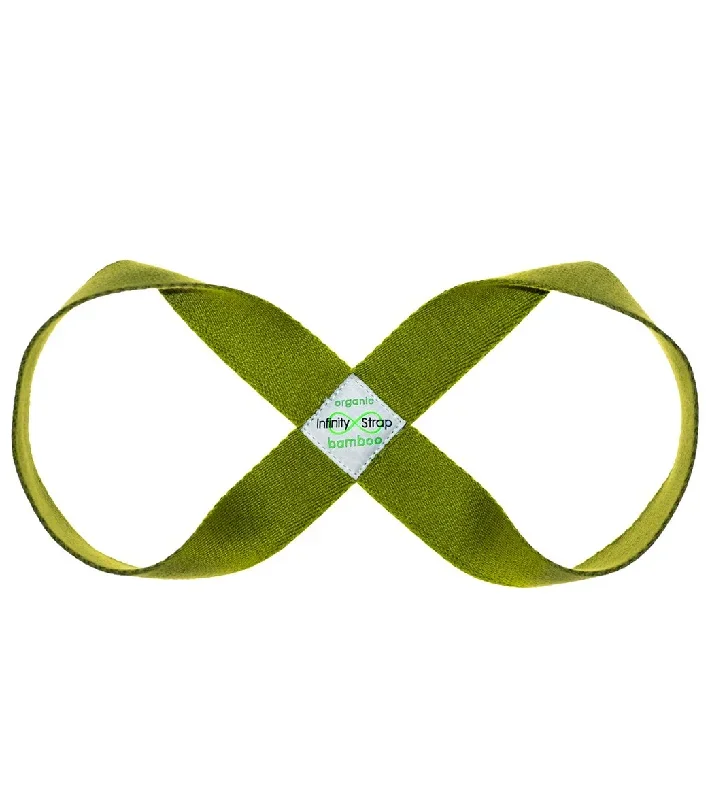 Infinity Strap Organic Bamboo Medium 16 Yoga Strap Olive