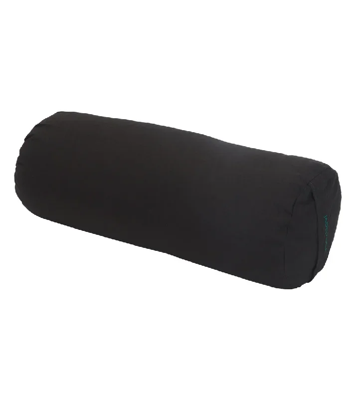 Jade Yoga Round Bolster Black