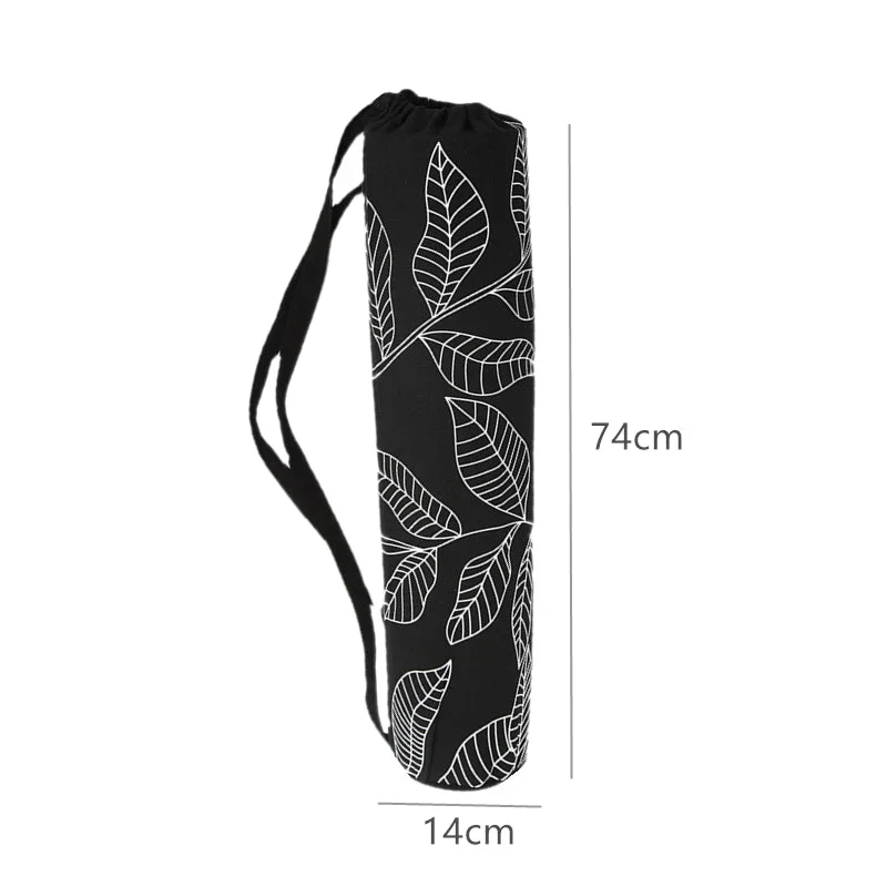 leaf-print-yoga-mat-bag