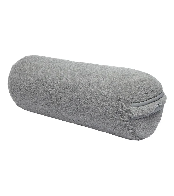 Manduka Enlight Round Yoga Bolster Wool Grey