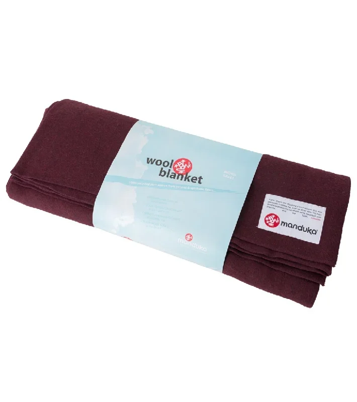 Manduka Recycled Wool Yoga Blanket Indulge