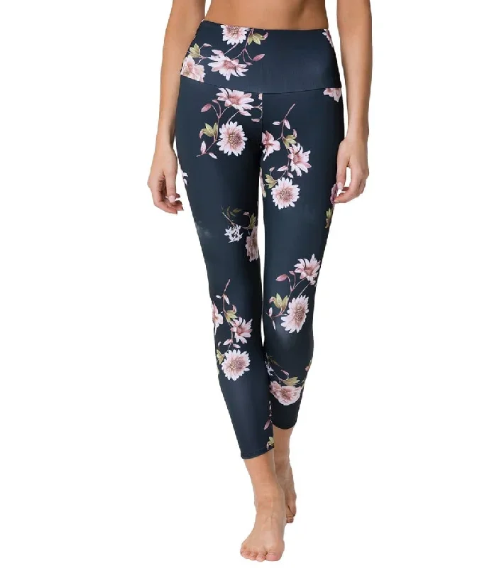 Onzie High Waisted Basic 7/8 Yoga Leggings Jasmine