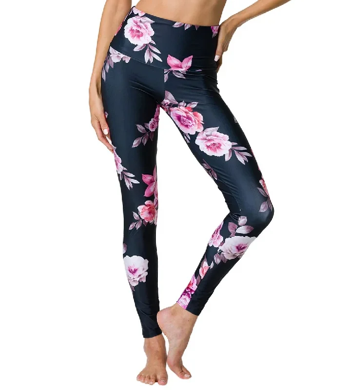 Onzie High Waisted Yoga Leggings Fiore