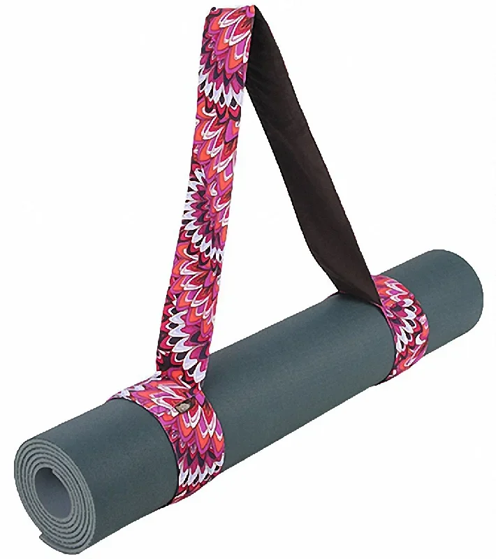 prAna Tote Yoga Mat Holder Berry Flora