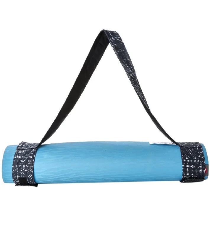 prAna Tote Yoga Mat Holder Black Mosaic