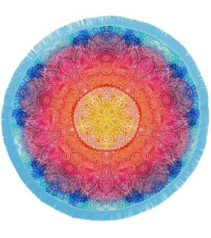 Round Towel Company The Day Dreamer Pink/Yellow/Orange/Blue