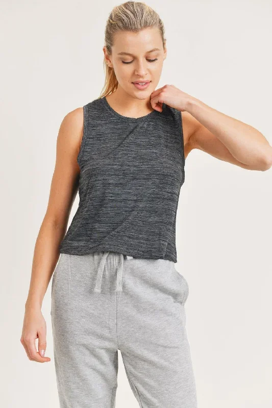 Two-Tone Essential Racerback Tank Top (AT3089)