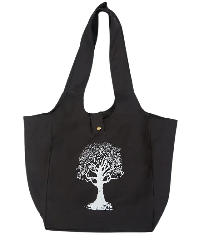 Yak & Yeti Tree of Life Tote Bag Black