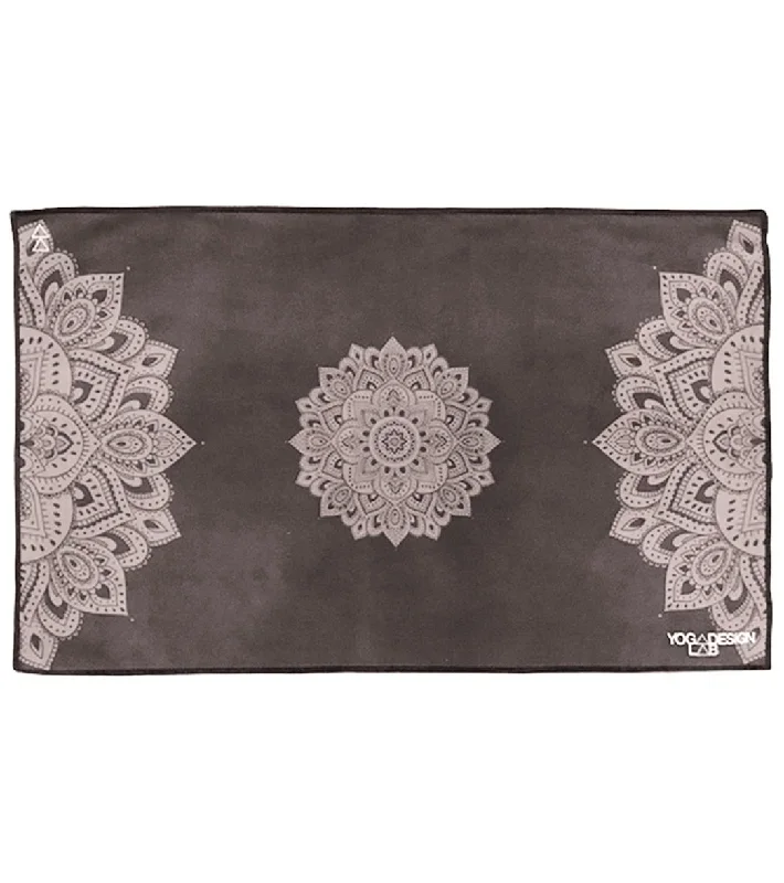 Yoga Design Lab Mandala Premium Yoga Hand Towel Black