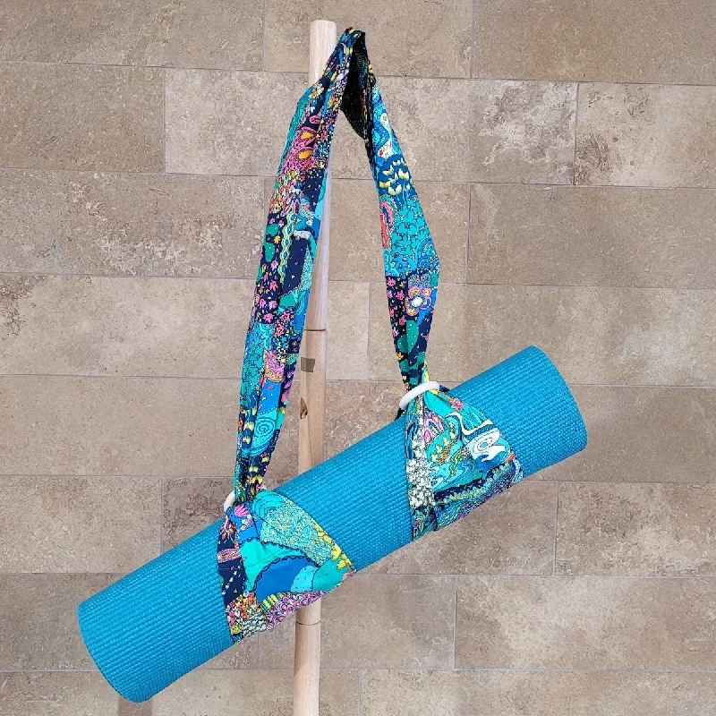 Yoga Mat Carrier Sling with Pocket